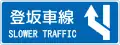 117-3-A: Spur für langsameren Verkehr