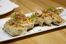 Gebratene japanische Gyōza, 2018