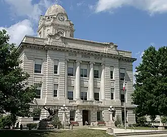 Das Jasper County Courthouse in Newton