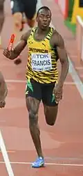 Javon Francis Rang fünf in 45,62&nbsp;s