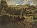 Der Weiler von Cousin in Gréville, Jean-François Millet, 1860.