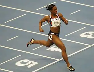 Für Jeanette Kwakye war der Wettkampf nach Reng sechs im vierten Viertelfinale&nbsp;beendet