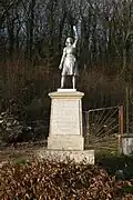 Statue von Jeanne d’Arc bei Le Chalet