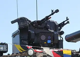 Finnisches NSV und PKM auf einer fernbedienbaren Waffenstation