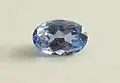 Blauer Jeremejewit, 0,80&nbsp;ct, aus Namibia