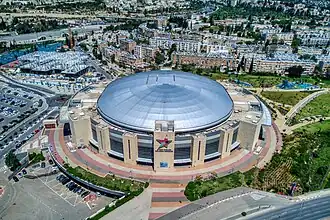 Die Pais Arena Jerusalem im April 2023