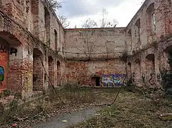 Ausgebrannter Innenbereich