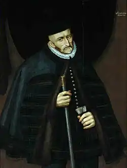 Wilhelm Herzog von Jülich-Kleve-Berg im Alter von 75 Jahren, 1591, Öl auf Eichenholz, Stadtmuseum Düsseldorf