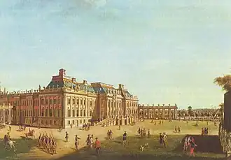 Potsdamer Stadtschloss nach Knobelsdorffs Überformung, Lustgartenseite