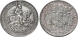 Kurfürst Johann Georg I., Dreifachtaler 1626
