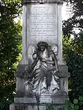 Grabinschrift auf dem Friedhof Wolfgottesacker, Basel