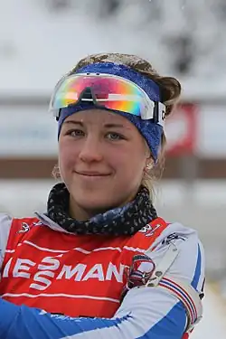 Johanna Talihärm in Hochfilzen 2012