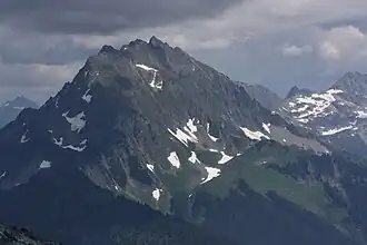 Der Johannesburg Mountain vom Hidden Lakes Peak aus