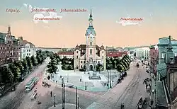 Der Johannisplatz um 1900