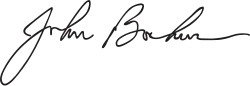 Unterschrift von John Boehner