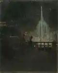 Der Fairy Fountain, gemalt von John Lavery