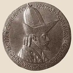 Johannes VIII. Palaeologos, Medaille von Pisanello, 1438
