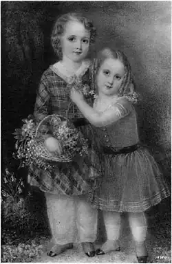 John und Prescott Ward, 1848. Miniatur, 18,4 × 12,7 cm. Privatsammlung, Hillsborough, CA