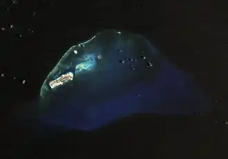 Satellitenbild des Johnston-Atolls