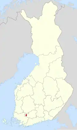 Lage von Jokioinen in Finnland