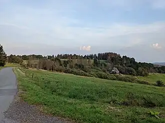 Die Jordanshöhe aus westlicher Richtung