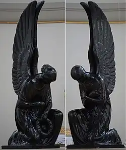 Darstellung zweier Engel am Abgang zur Ballerstrem’schen Gruft in St. Josef in Ruda O.S.