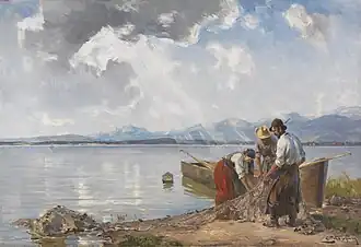Fischer am Chiemseeufer (1905)