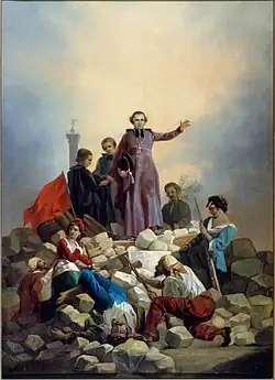 Monseigneur Affre auf der Barrikade (1848), Musée Carnavalet