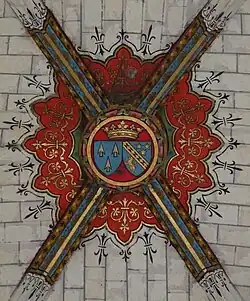 Schlussstein in der Kirche Saint-Martin