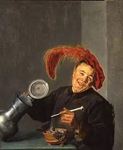 Der lustige Zecher (1629) Staatliche Museen – Gemäldegalerie Berlin