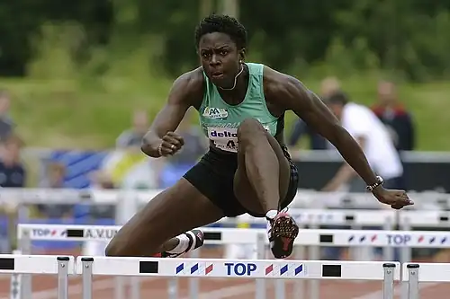 Judith Vis fehlten mit ihren 13,36&nbsp;s acht Hundertstelsekunden, um sich über die Zeitregel für das Halbfinale zu&nbsp;qualifizieren