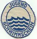 Altes Abzeichen: Jugendschwimm-schein