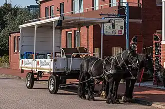 Getränketransport auf Juist, 2014