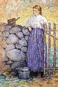 Girl Standing by a Gate, 1896