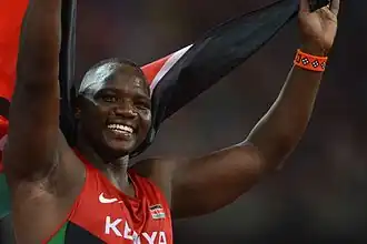 Titelverteidiger Julius Yego musste hier mit Rang dreizehn zufrieden&nbsp;sein
