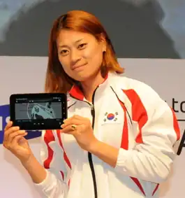 Jung Soon-ok Rang vierzehn mit 6,18&nbsp;m