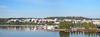 Blick auf Jyväskyläs Zentrum