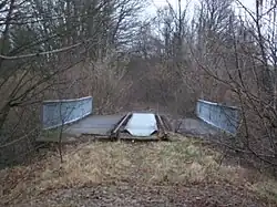 Bahnbrücke beim ehem. Bahnhof Kändler (2016)