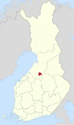 Lage von Kärsämäki in Finnland