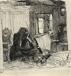 Not, 1897, Tinte auf Papier, Museum für moderne und zeitgenössische Kunst, Straßburg