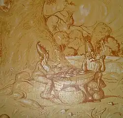 Karikatur im Köllingsaal (1934, Omaruru, Namibia)