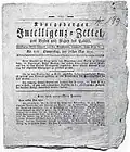 Intelligenz-Zettel (1830)
