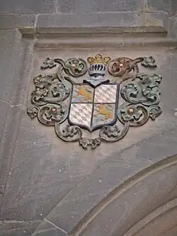 Gusseisen­wappen des Herzogs von Niederbayern