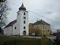 Renovierte Kirche von Křižovatka