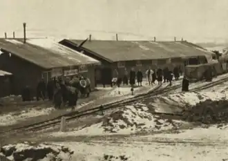 Nebengleis zu den Sanitäts­anstalten in Iżykowice