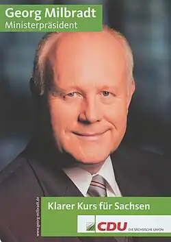 Georg Milbradt (18. April 2002 bis 27. Mai 2008)