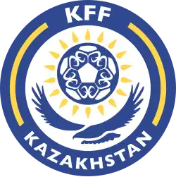 Logo der Qasaqstannyng Futbol Federazijassy