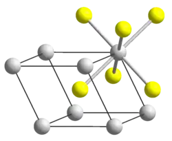 Kristallstruktur von Rubidiumhydrogensulfid