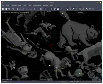 Screenshot von KStars 2.7.6