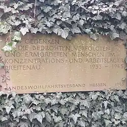 KZ Breitenau, Gedenktafel